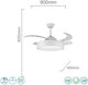 Sun Light Jasper Deckenventilator 90cm Mit Leuchte Weiß