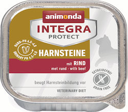 Animonda Integra Protect Harnsteine Wet Food for Adult Cats for Urinary Health In Tray with Beef 1pc 100gr