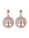 Tree of life earrings - Earrings ROSE GOLD