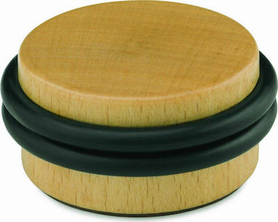 Door Stopper Adhesive Wooden Οξιά 1pcs