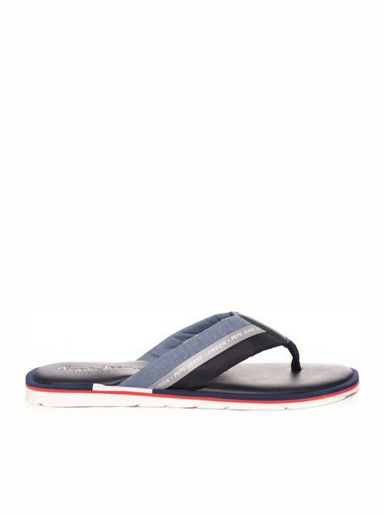 Pepe Jeans Barrel Reflective Chambray Flip Flops