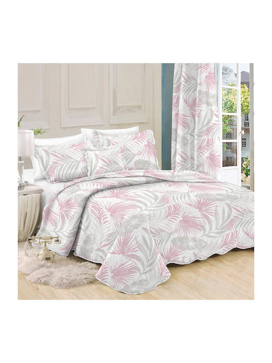 Adam Home 7040 Σετ Κουβερλί Μονό Microfiber Εκρού 160x220cm 2τμχ