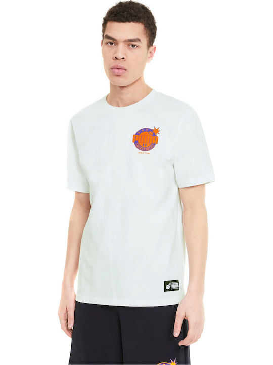 Puma x Hundreds Men's Short Sleeve T-shirt White