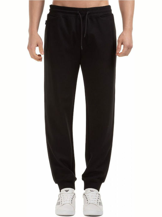 Emporio Armani Pantaloni de trening cu elastic Negru