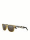 Zippo Men's Sunglasses with Beige Plastic Frame and Brown Polarized Lens OB21-19