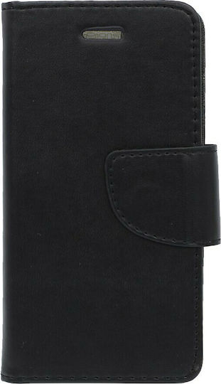 Wallet Piele artificială Negru (Huawei Nova 5T / Honor 20 - Huawei Nova 5T / Honor 20 / Honor 20)