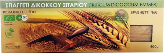 HealthTrade Spaghetti No 6 Durum Wheat No 6 Whole Grain Organic 400gr