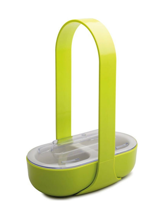 Zak Designs Tischspiel Kunststoff Küchenorganisationsständer 20x11x27cm Grüne