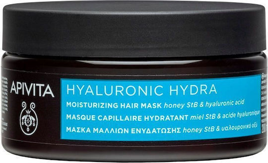 Apivita Hyaluronic Hydra Hair Mask for Hydration with Hyaluronic Acid 200ml