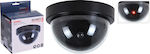 Dummy Surveillance Dome Camera Black