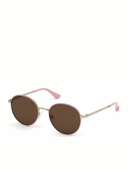 Victoria's Secret Sonnenbrillen mit Rosa Rahmen und Braun Linse PK0026 74E