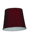 Home Lighting Abajur Conic Roșu Cu Diametru 13cm