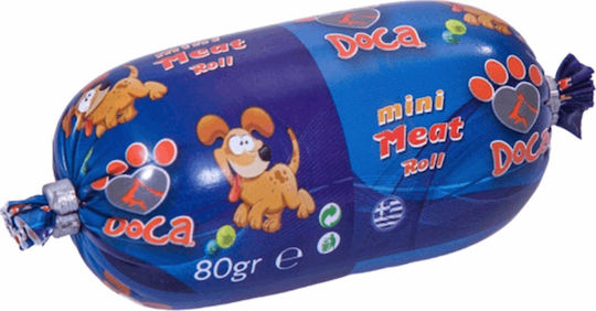 Doca Mini Meat Roll Salami Dog with Lamb, Chicken and Meat 80gr 001-002-0001