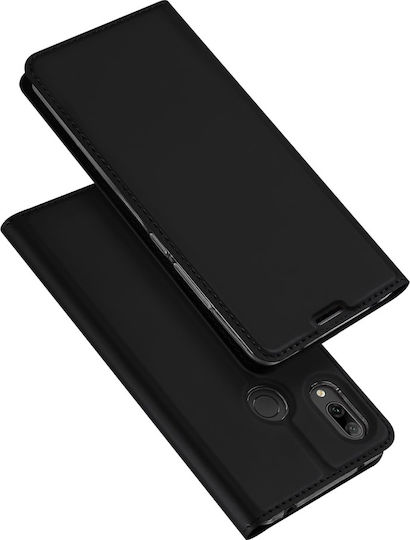 Dux Ducis Skin Pro Buchen Sie Synthetisches Leder Schwarz (Galaxy A41)
