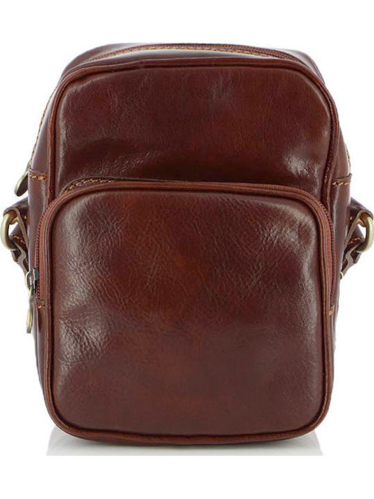 Crossbody Δερμάτινη Ανδρική Τσάντα Ώμου / Χιαστί Ταμπά
