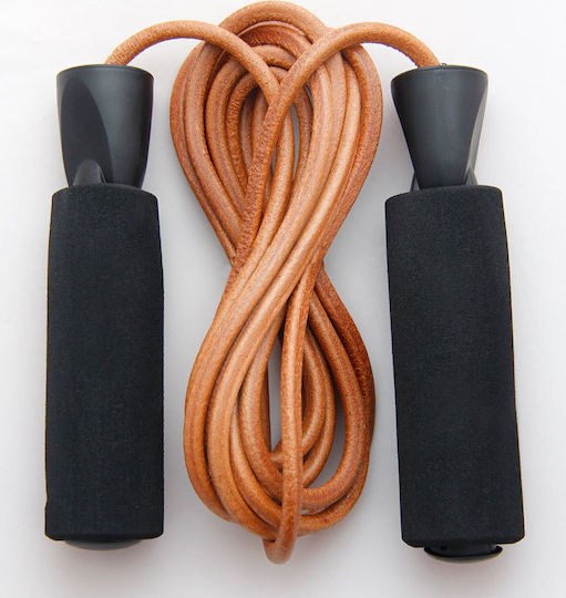 X-FIT Leather Jump Rope Brown