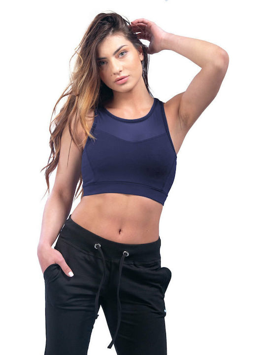 Bodymove Γυναικείο Αθλητικό Μπουστάκι Navy Μπλε