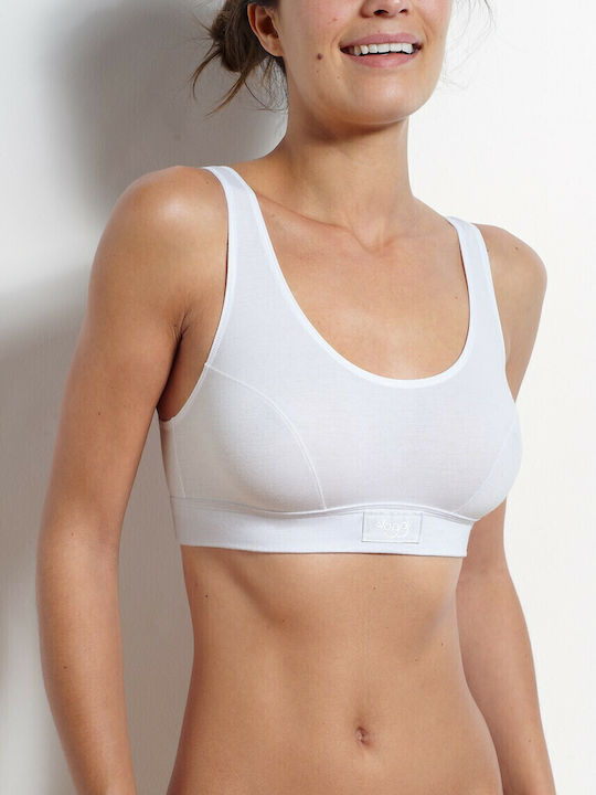 Sloggi Double Comfort Women's Bra without Padding White
