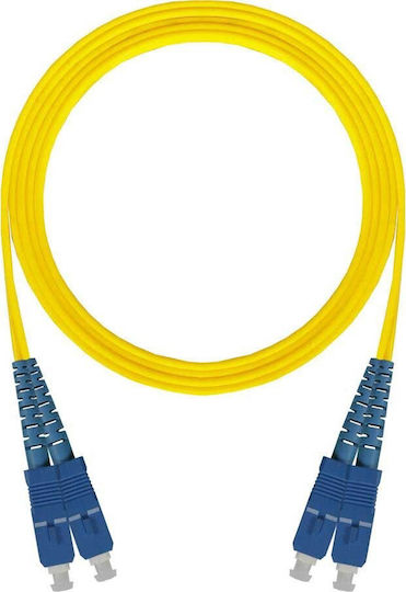 Central Καλώδιο Οπτικής Ίνας SC/APC-LC/APC 3m Κίτρινο