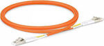 Central Optical Fiber LC-LC Cable 2m Πορτοκαλί