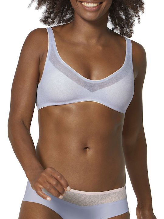 Sloggi Oxygene Infinite Women's Bra with Light Padding Light Blue