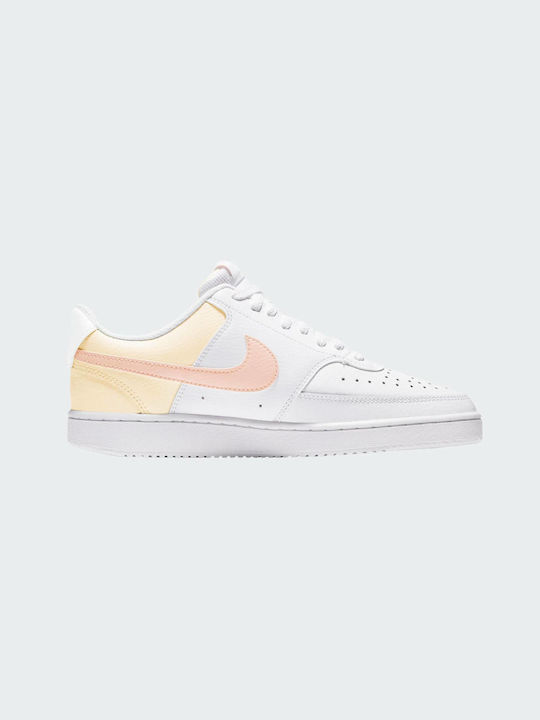 Nike Court Vision Low Γυναικεία Sneakers White ...