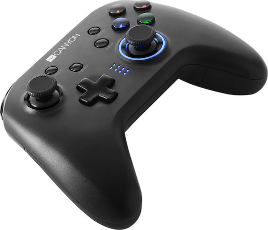 Canyon Wireless Gamepad for Android / PC / PS3 / Switch Black