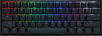 Ducky One 2 Mini RGB Gaming Μηχανικό Πληκτρολόγιο 60% με Cherry MX Blue διακόπτες και RGB φωτισμό (Αγγλικό US)