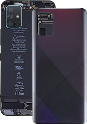 Replacement Back Cover Black for Galaxy A71