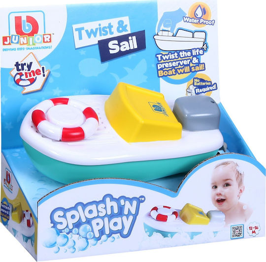 Bburago Junior Splash 'N Play Twist & Sail Bărcuță de baie pentru 12++ luni