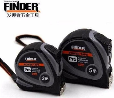 Finder Tape Measure with Auto-Rewind and Magnet 25mm x 5m