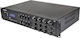 Adastra A8 Commercial Power Amplifier 8 Channels 200W/4Ω 100W/8Ω Equipped with USB/FM/Bluetooth Black