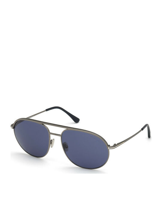 Tom Ford Men's Sunglasses with Gray Metal Frame...