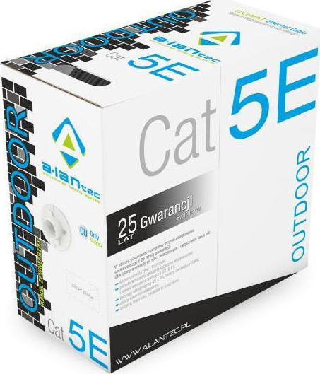 A-LAN F/UTP Kat.5e Netzwerkkabel Ethernet Ohne Netzwerkkabel 305m Schwarzes