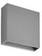 Adeleq Wall-Mounted Outdoor Ceiling Light G9 IP65 Double Beam