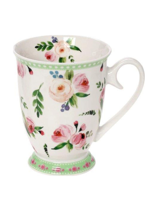 Cryspo Trio Primavera Porcelain Cup Green 330ml