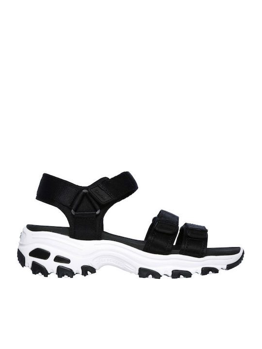 Fresh Catch Women's Flat Sandals Sporty in Black Color