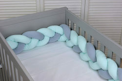 Baby Oliver Crib Bumper Braided Inside 18x200cm