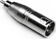 Invotone AD430 Μετατροπέας XLR male σε RCA male Ασημί 1τμχ