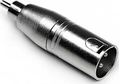 Invotone AD430 Μετατροπέας XLR male σε RCA male Ασημί 1τμχ