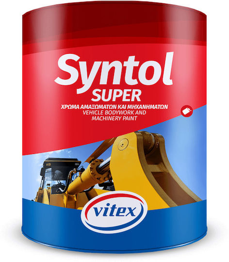 Vitex Βερνικόχρωμα Αντιδιαβρωτικό Διαλύτου Super Syntol 0.75lt Μαύρο