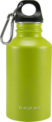 Beper Insulated Flask Bottle Thermos Stainless Steel BPA Free Green 500ml C102BOT003