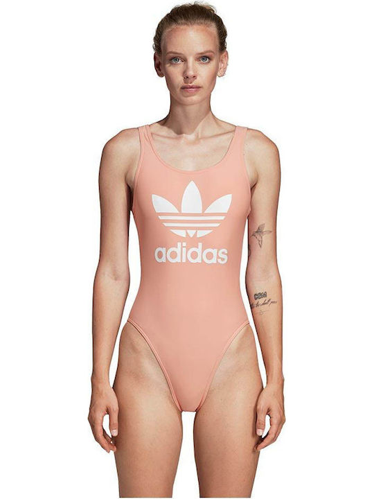 adidas Trefoil Active Swimsuit Salmon