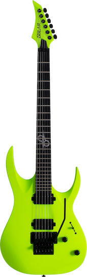Solar Guitars A2.6FR LN Електрическа Китара Stratocaster с HH Конфигурация на Пикапите Lemon Neon Matte
