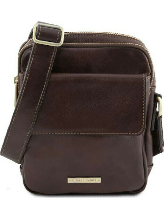 Tuscany Leather Larry Leder Herrentasche Schult...