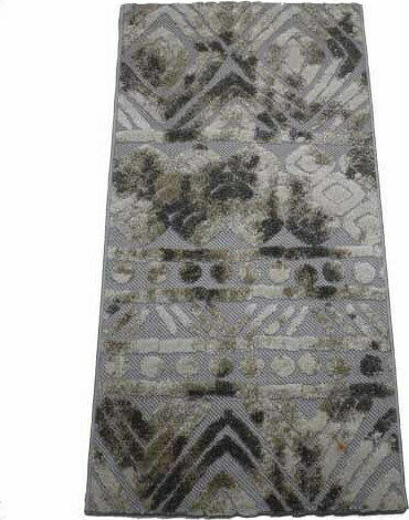 Eurofil 5883 Teppich Rechteckig Synthetisch,Polyester/Cotton/Leather Gray Andora Grau