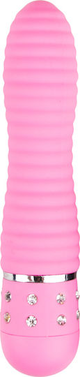 Easytoys Love Diamond Ribbed Mini Δονητής 11.4cm Pink