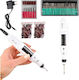 Nail Drill Battery 9W White with 20000 Rotations per Minute