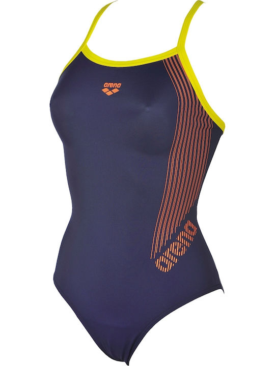 Arena Slipstream Athletic One-Piece Swimsuit Blue