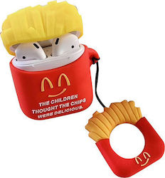 Lykl Happy Fries Θήκη Σιλικόνης σε Πολύχρωμο χρώμα για Apple AirPods